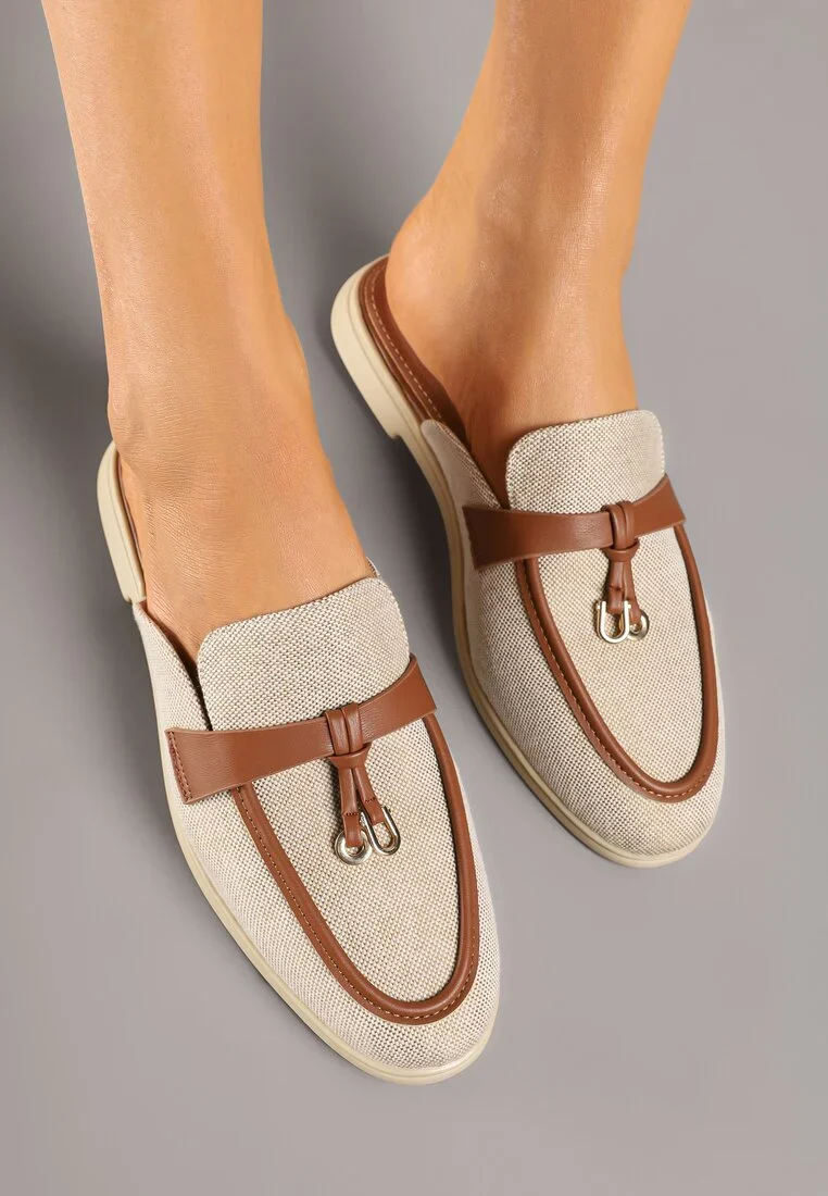 Babouche en maille transparente avec appliqué Teloviela – Image 7