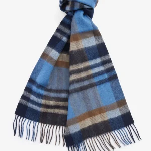 Barbour Field Scarf Navy Check