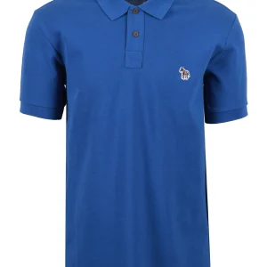 Paul Smith Reg Fit SS Polo Zebra Blue