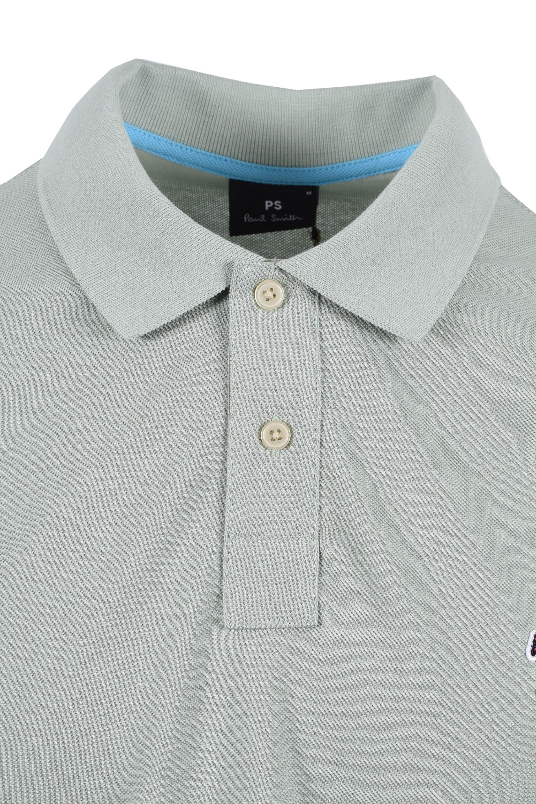 Paul Smith Reg Fit SS Polo Zebra Green – Image 3