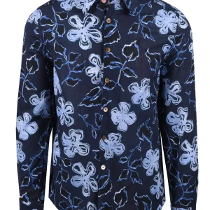 Paul Smith Reg Fit LS Shirt Dark Navy