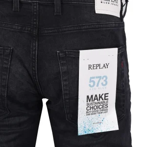 Replay Grover Straight Fit Jeans Black