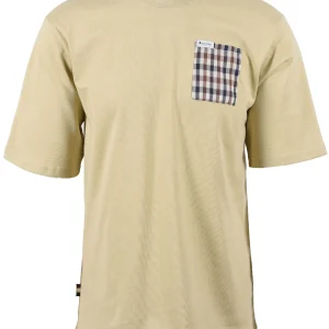 Aquascutum Club Check Pocket T-shirt Beige