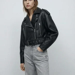 PERFECTO COURT ZIPPÉ À CEINTURE