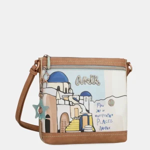 Sac à bandoulière au lever du soleil avec des poches