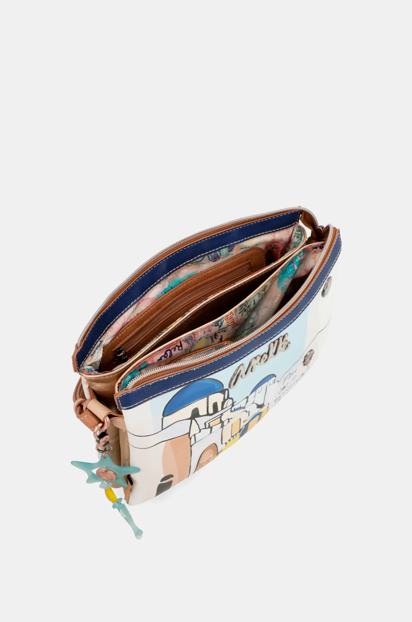 Sac à bandoulière à triple compartiment anekke – Image 5