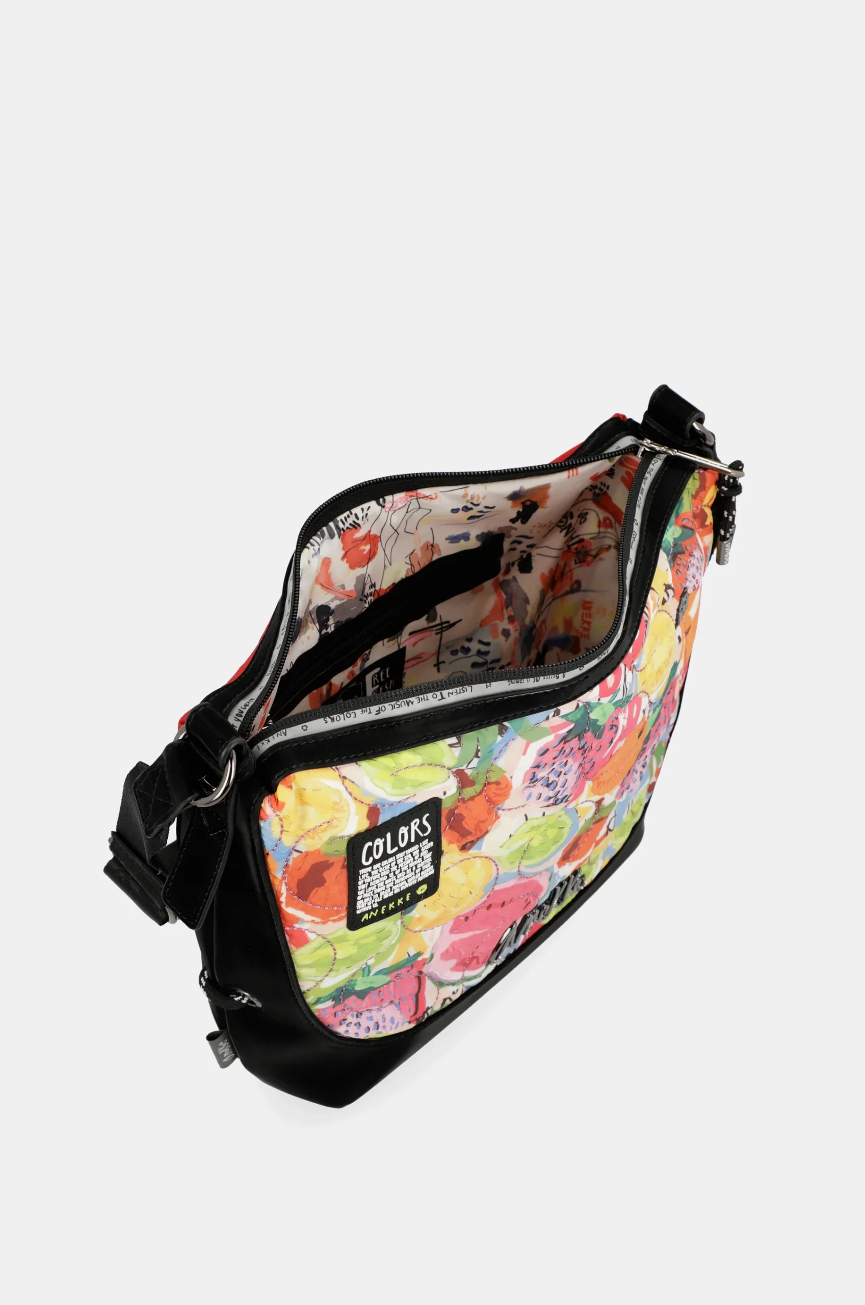 Couleurs de la nature rouge grand sac à bandoulière – Image 6