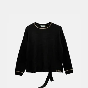 Pull Shōen col rond noir