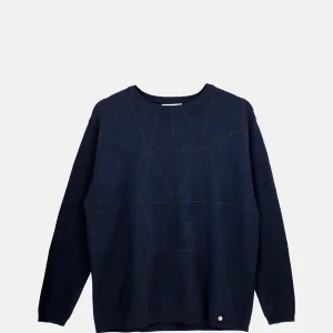 Pull Shōen bleu marine