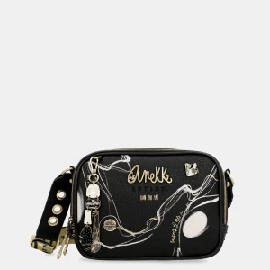 Nature Shodō Black Sac à bandoulière avec 2 compartiments