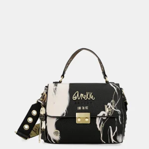 Nature Sac à rabat noir Shodō