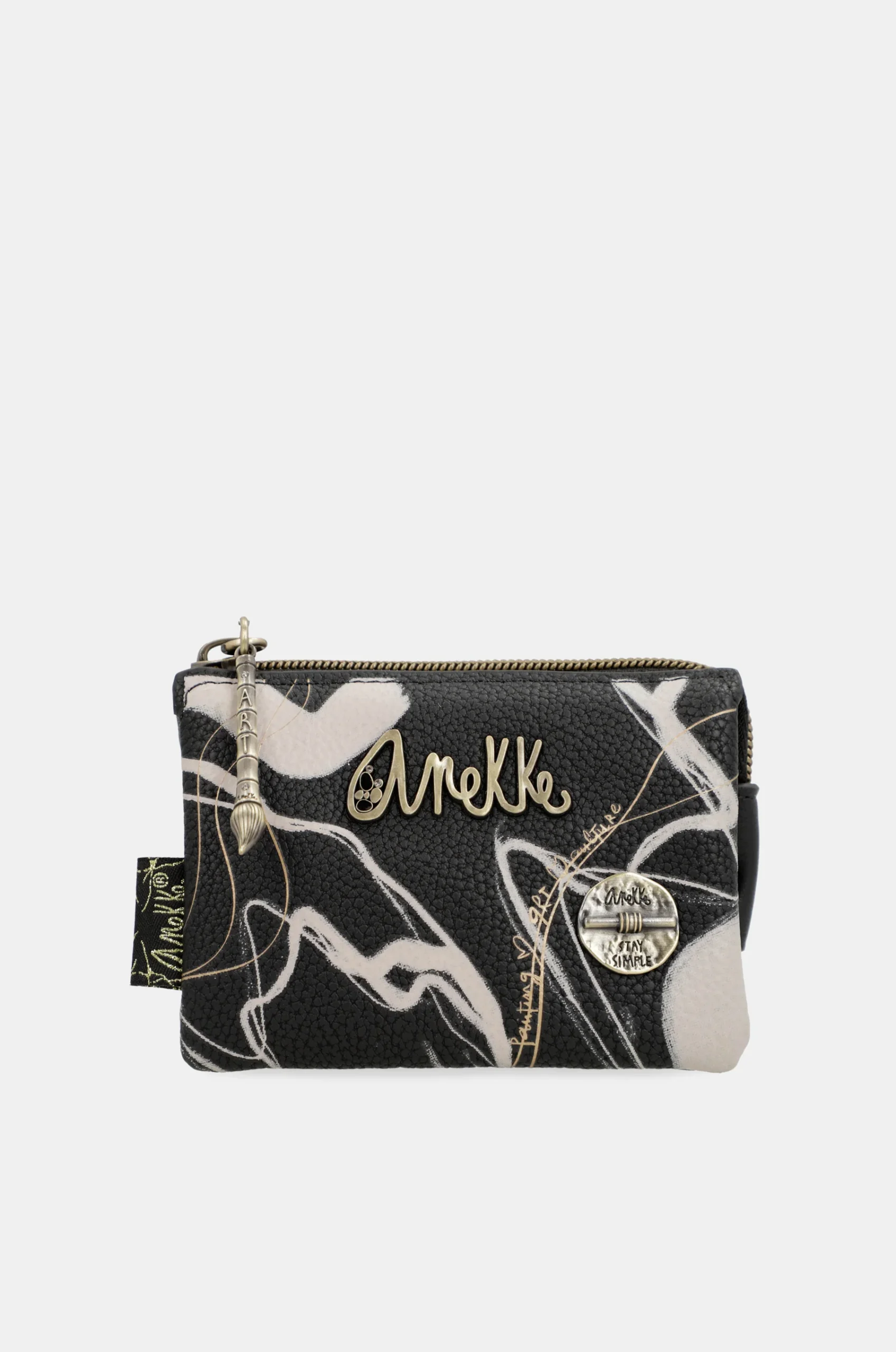 3 compartiment Purse Nature noire Shodō