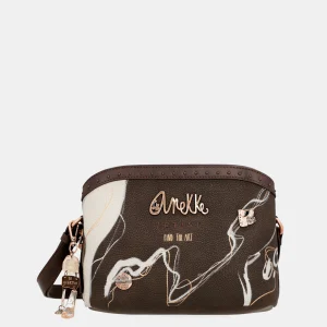 Nature Shodō Brown 3 compartiments Sac à bandoulière