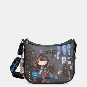 Grand sac à bandoulière contemporain contemporain