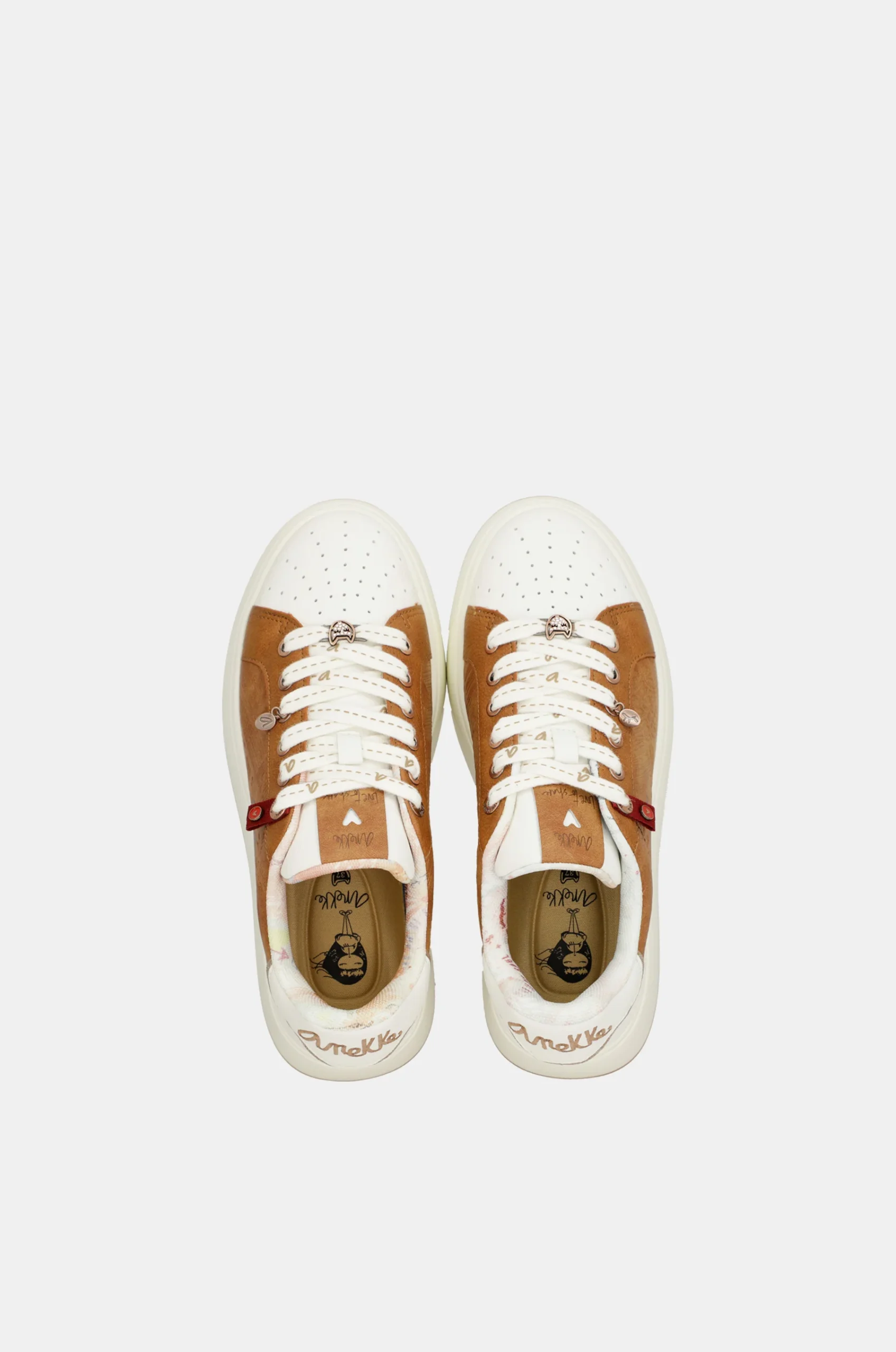 Baskets Peace & Love. marron – Image 8