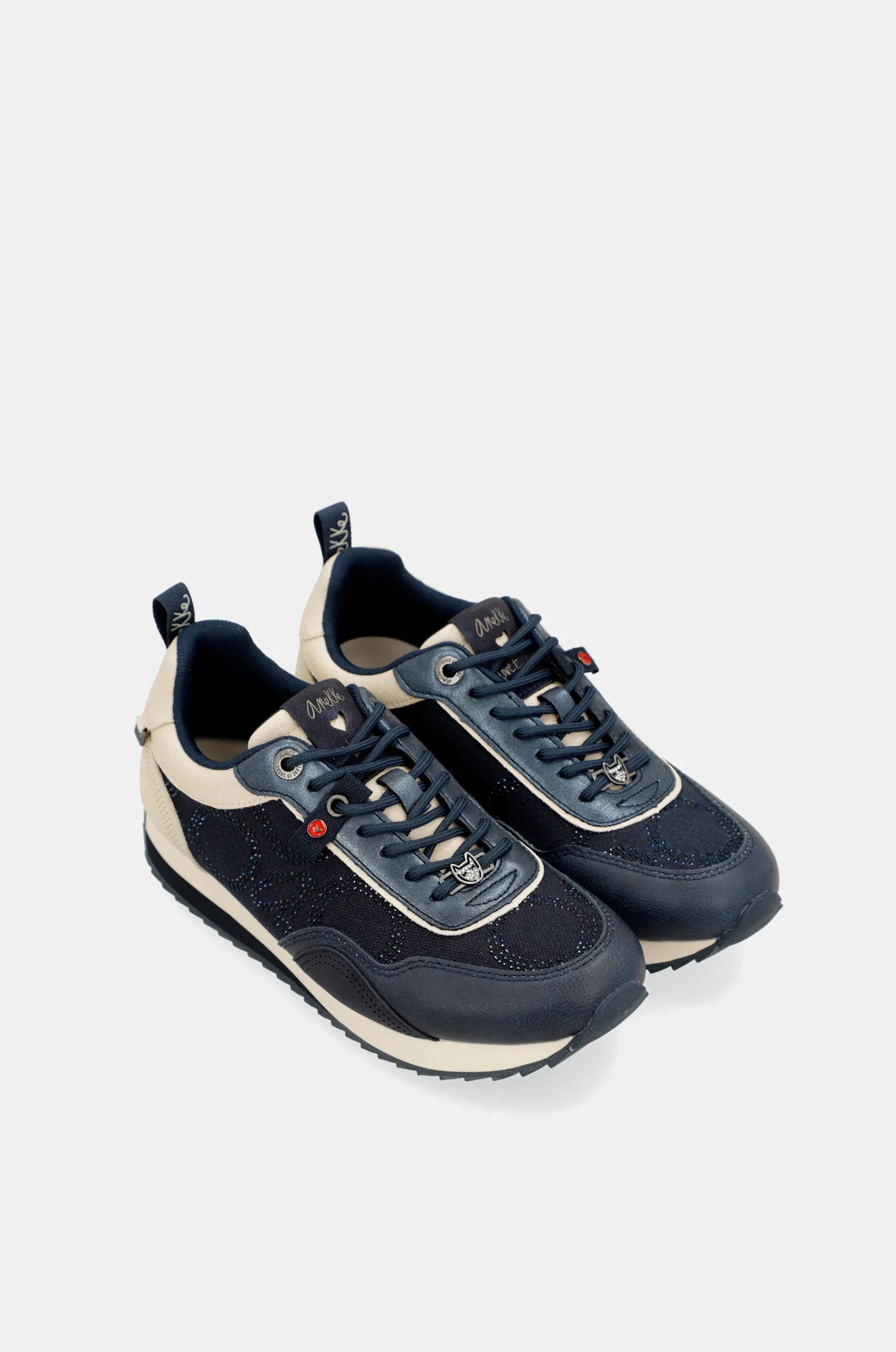 Baskets Hollywood, bleu marine – Image 3