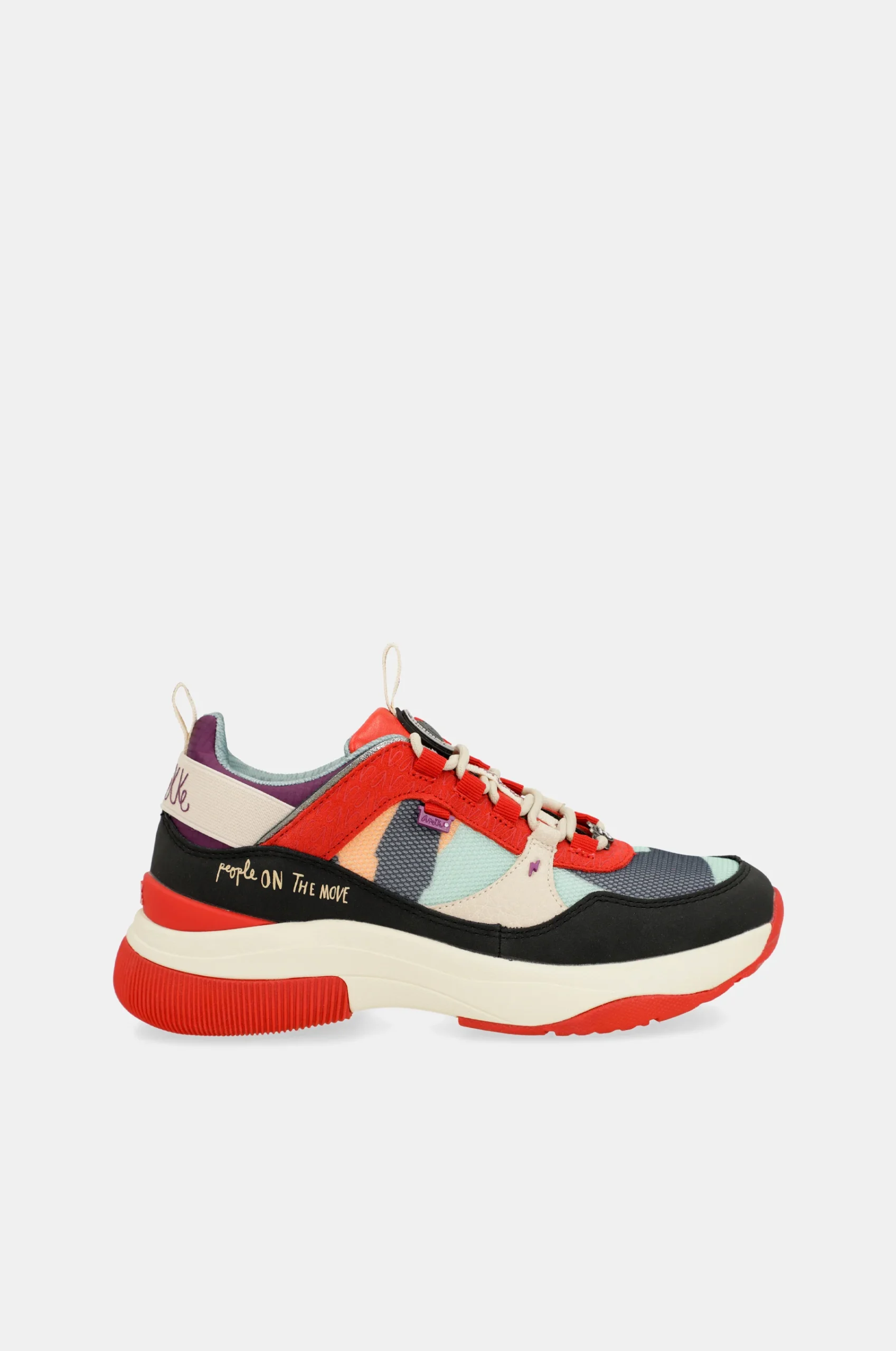 Baskets Fashion, rouge