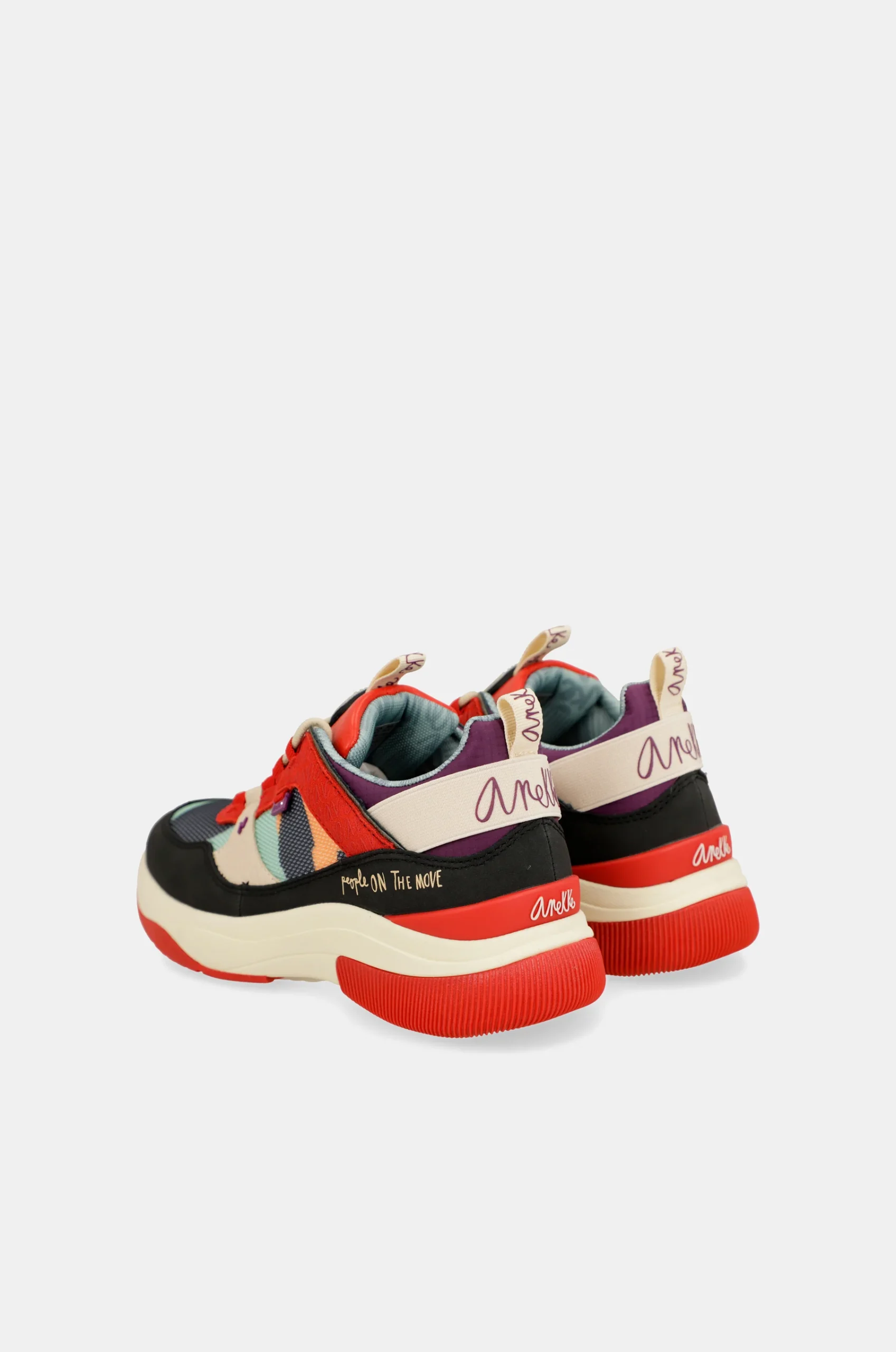 Baskets Fashion, rouge – Image 4