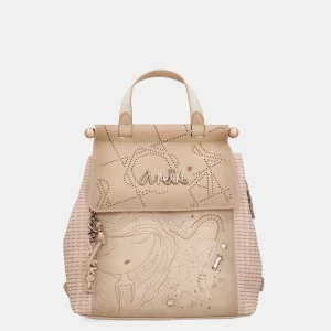 Sac à dos à rabat nude Studio