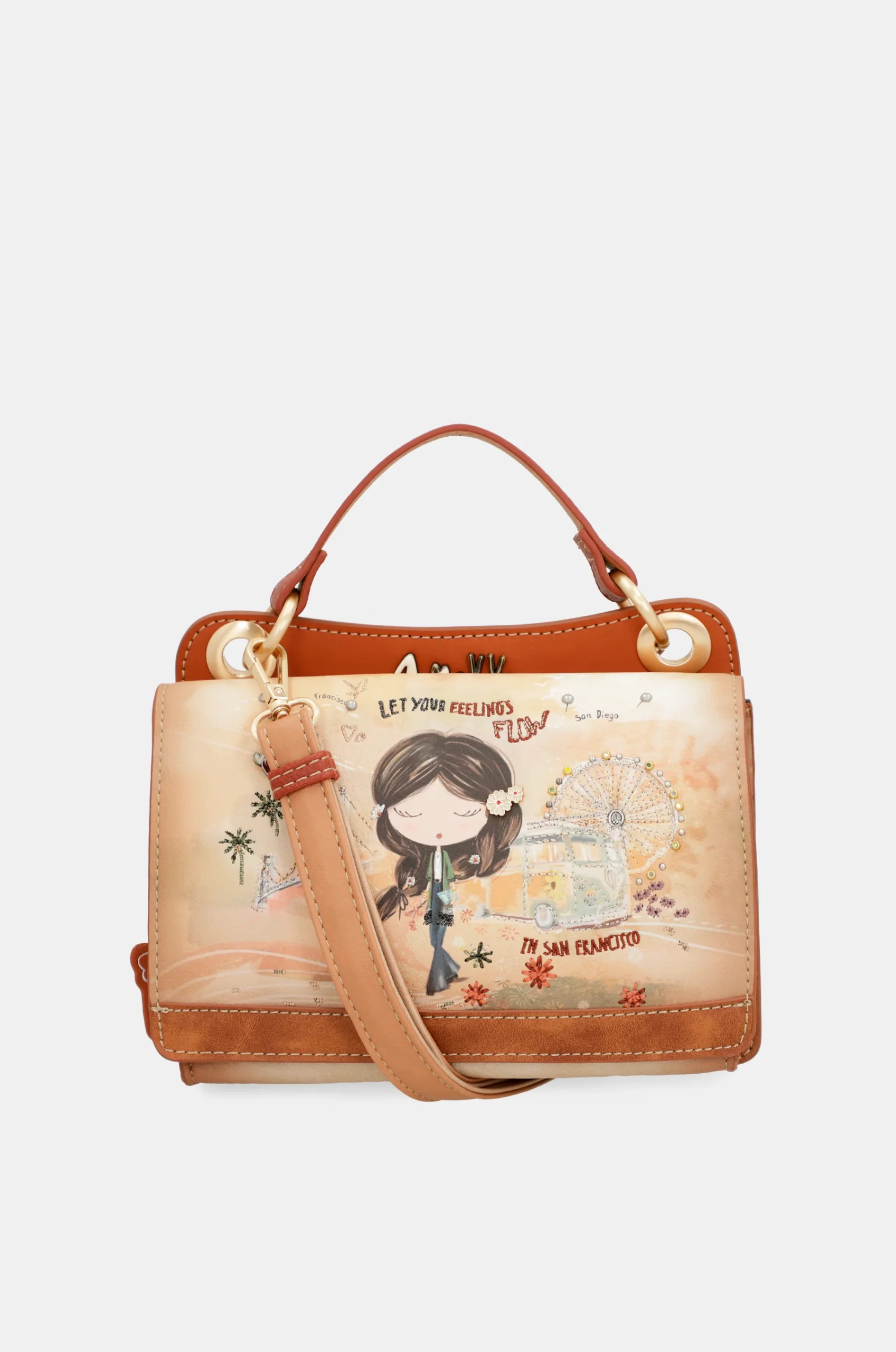 Petit sac camel Peace & Love – Image 7