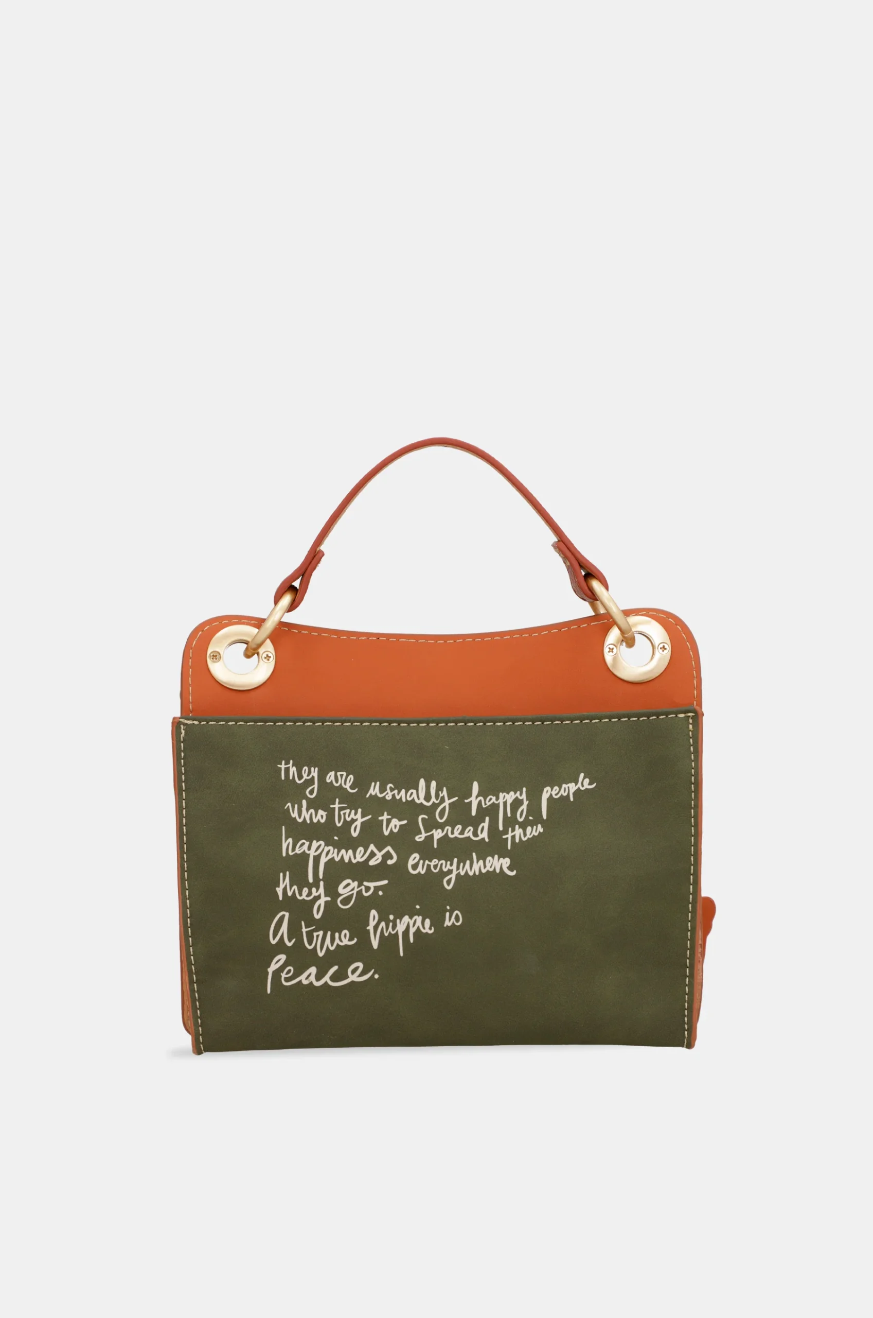 Petit sac camel Peace & Love – Image 3