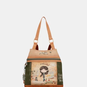 Sac à dos antivol camel Anekke Peace & Love