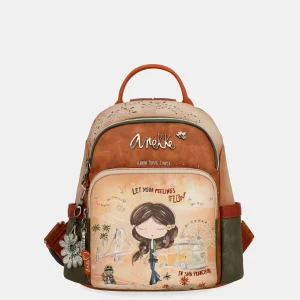 Sac à dos antivol camel Peace & Love