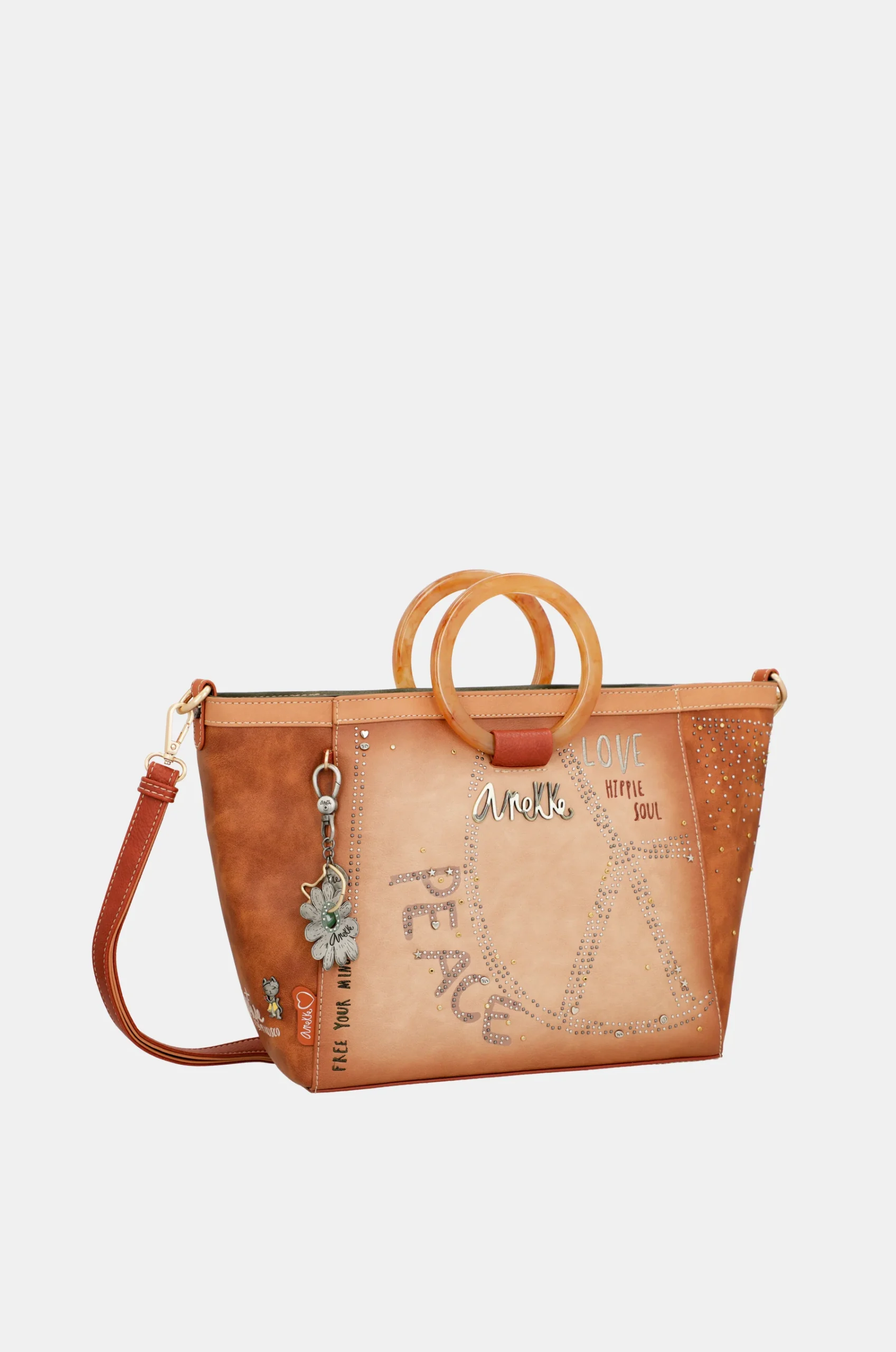 Sac bandoulière anses arrondies Flowers – Image 7