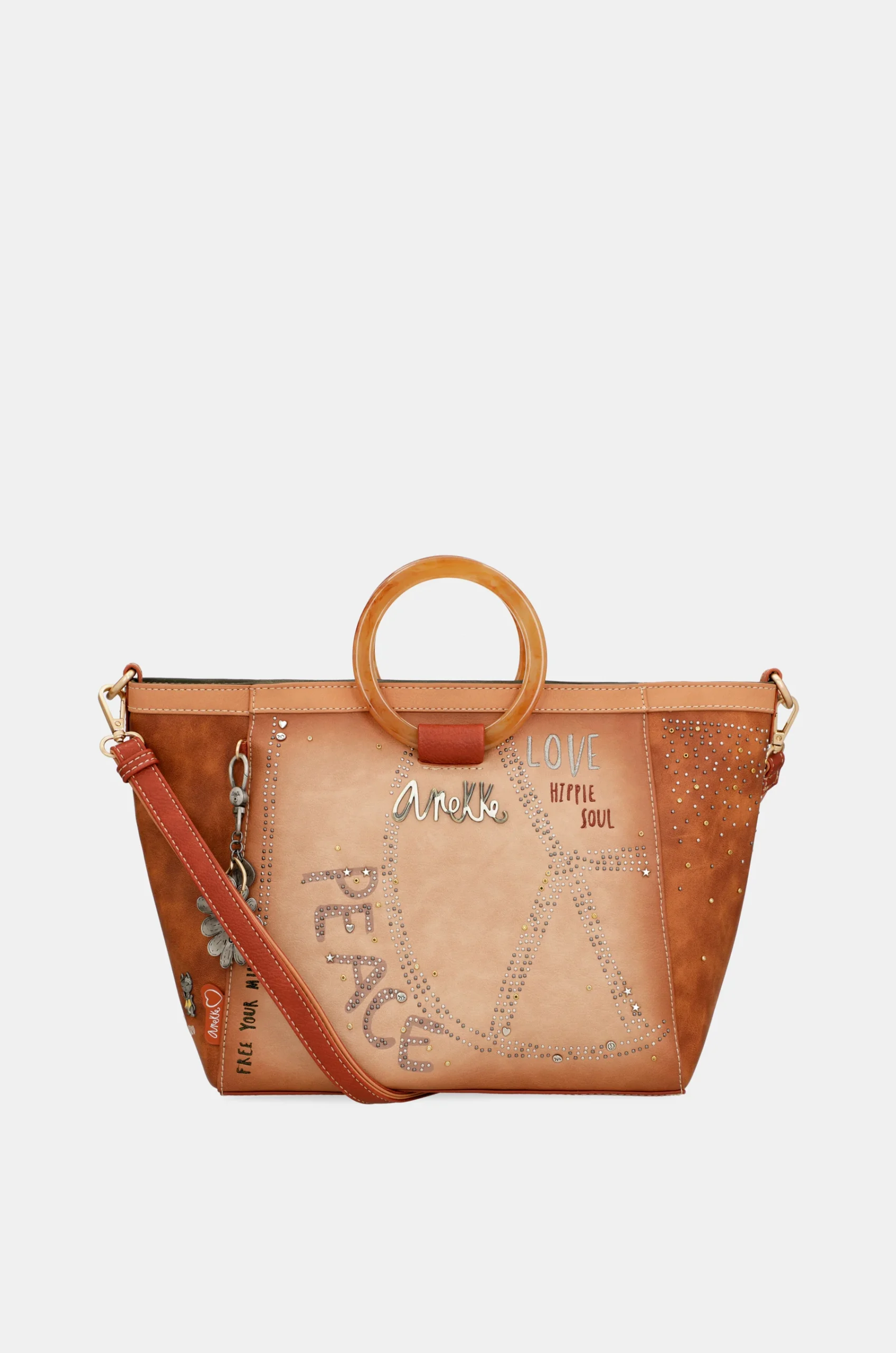 Sac bandoulière anses arrondies Flowers – Image 8