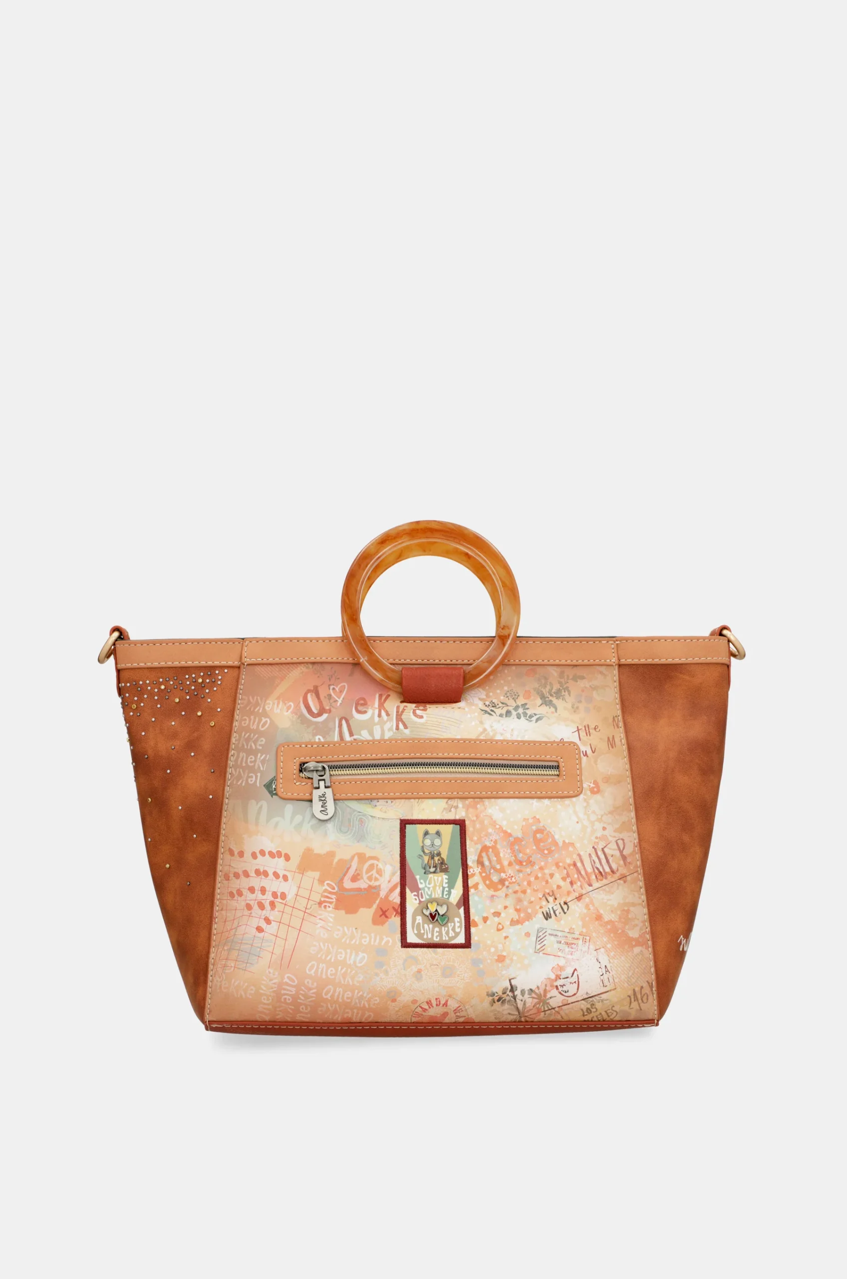 Sac bandoulière anses arrondies Flowers – Image 3