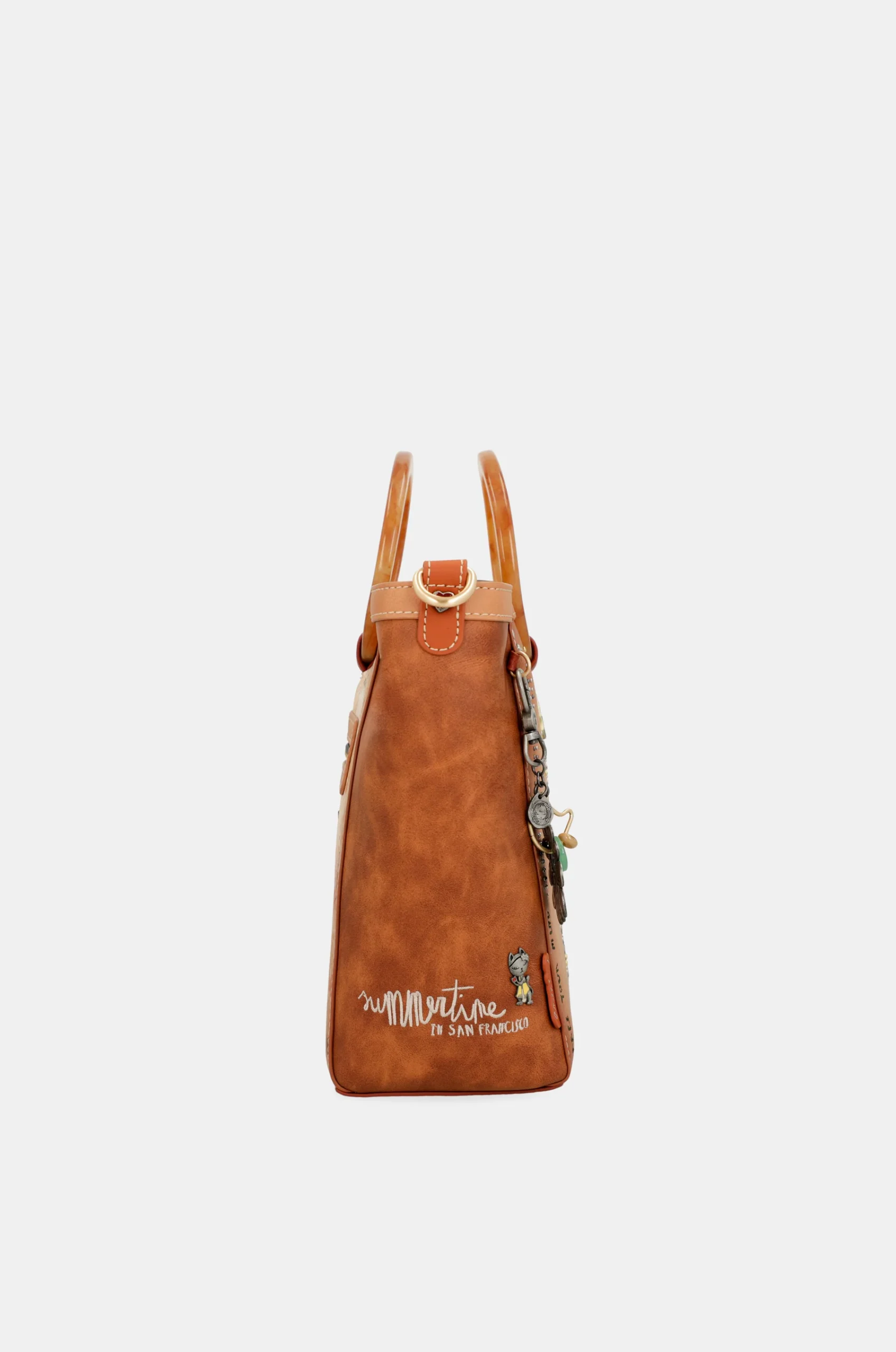 Sac bandoulière anses arrondies Flowers – Image 4