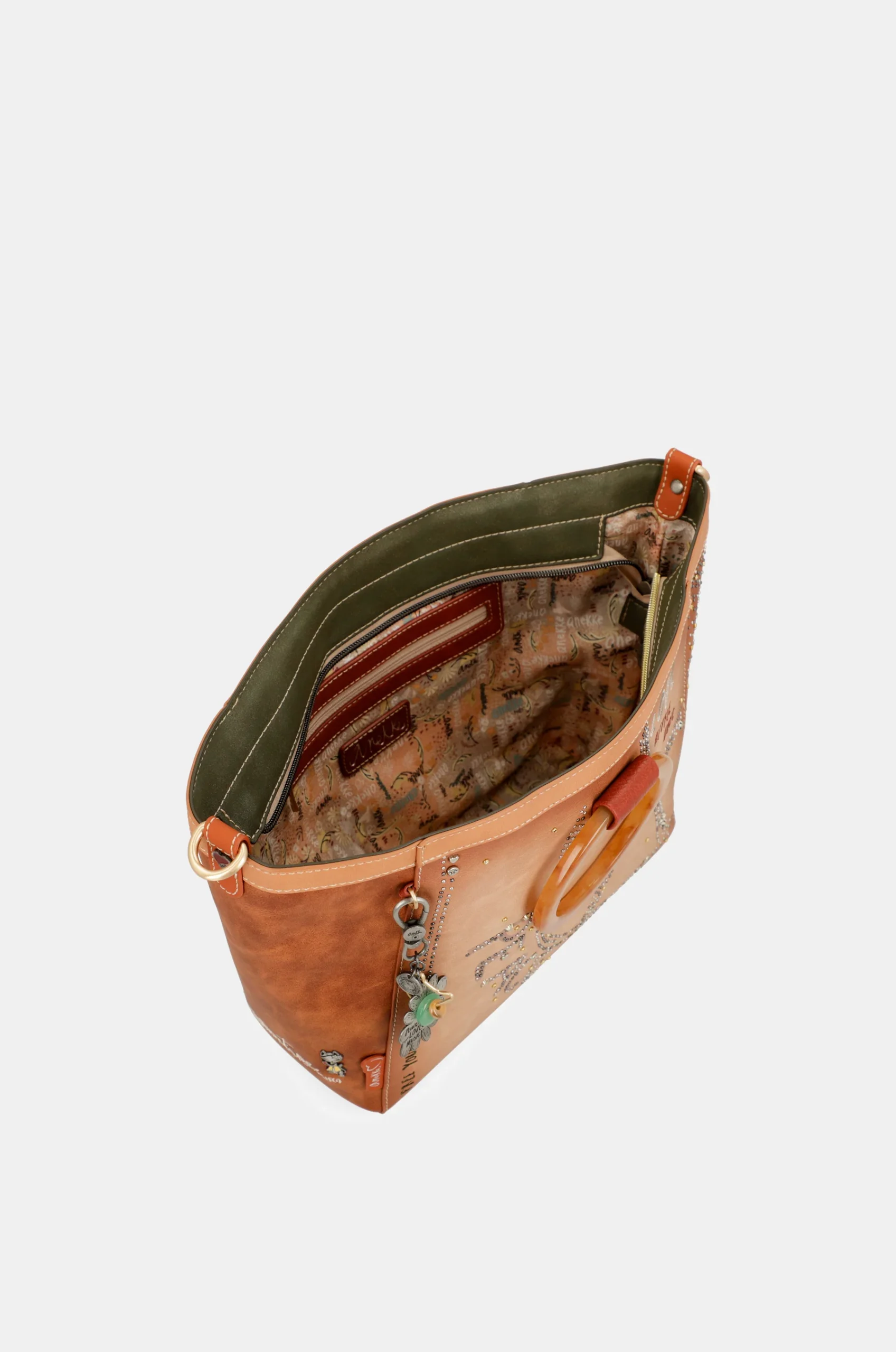 Sac bandoulière anses arrondies Flowers – Image 5