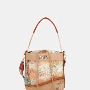 Sac bandoulière avec fermeture à corde Flowers