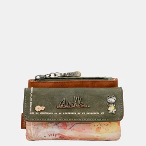 Porte-monnaie à rabat Flowers