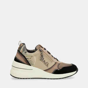 Baskets à talon compensé Dreams, multicolore