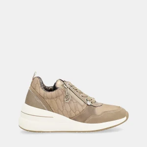 Baskets à talon compensé Dreams, marron