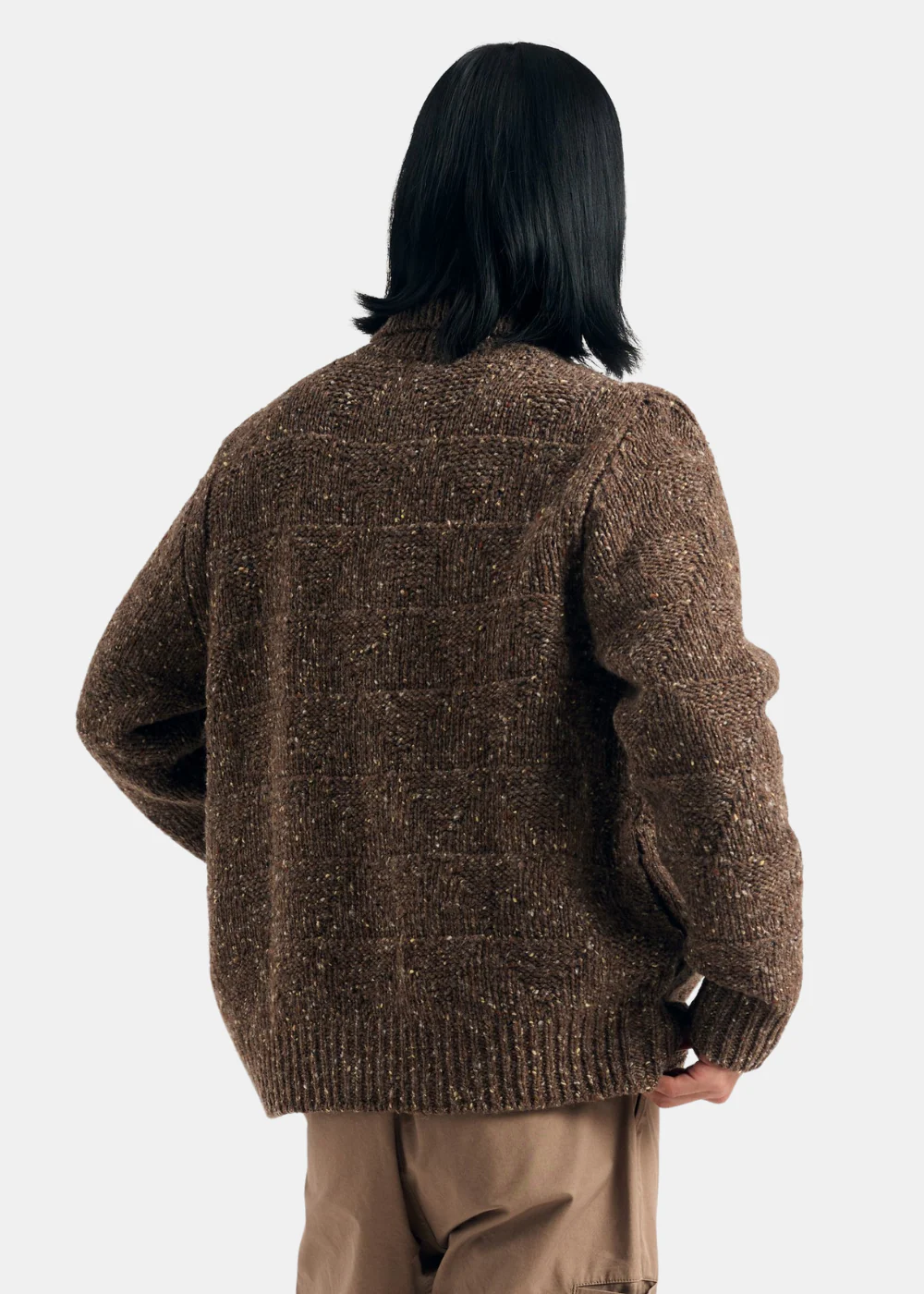 Veste laine Erik Donegal Ireland - marron – Image 3