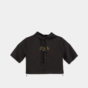 Sweat à capuche gris