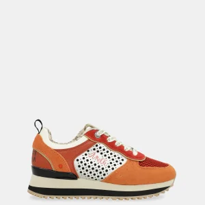 Baskets à plateforme rouges