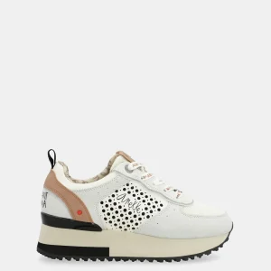 Baskets à plateforme grises