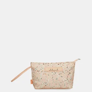 Grand sac de plage rose imprimé