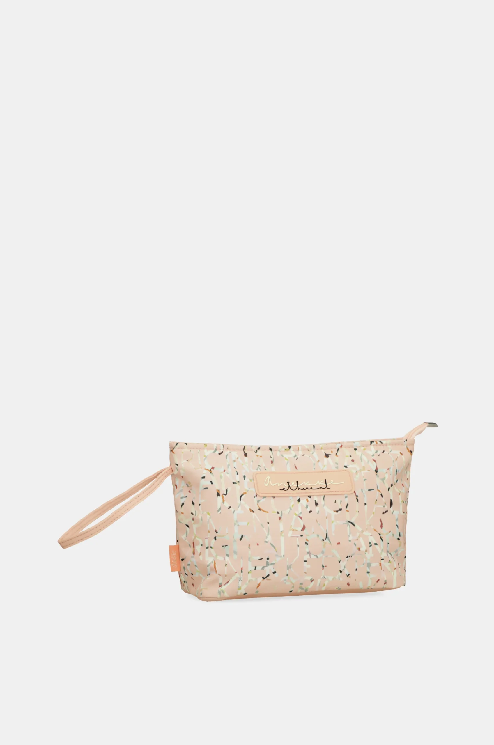 Grand sac de plage rose imprimé – Image 3