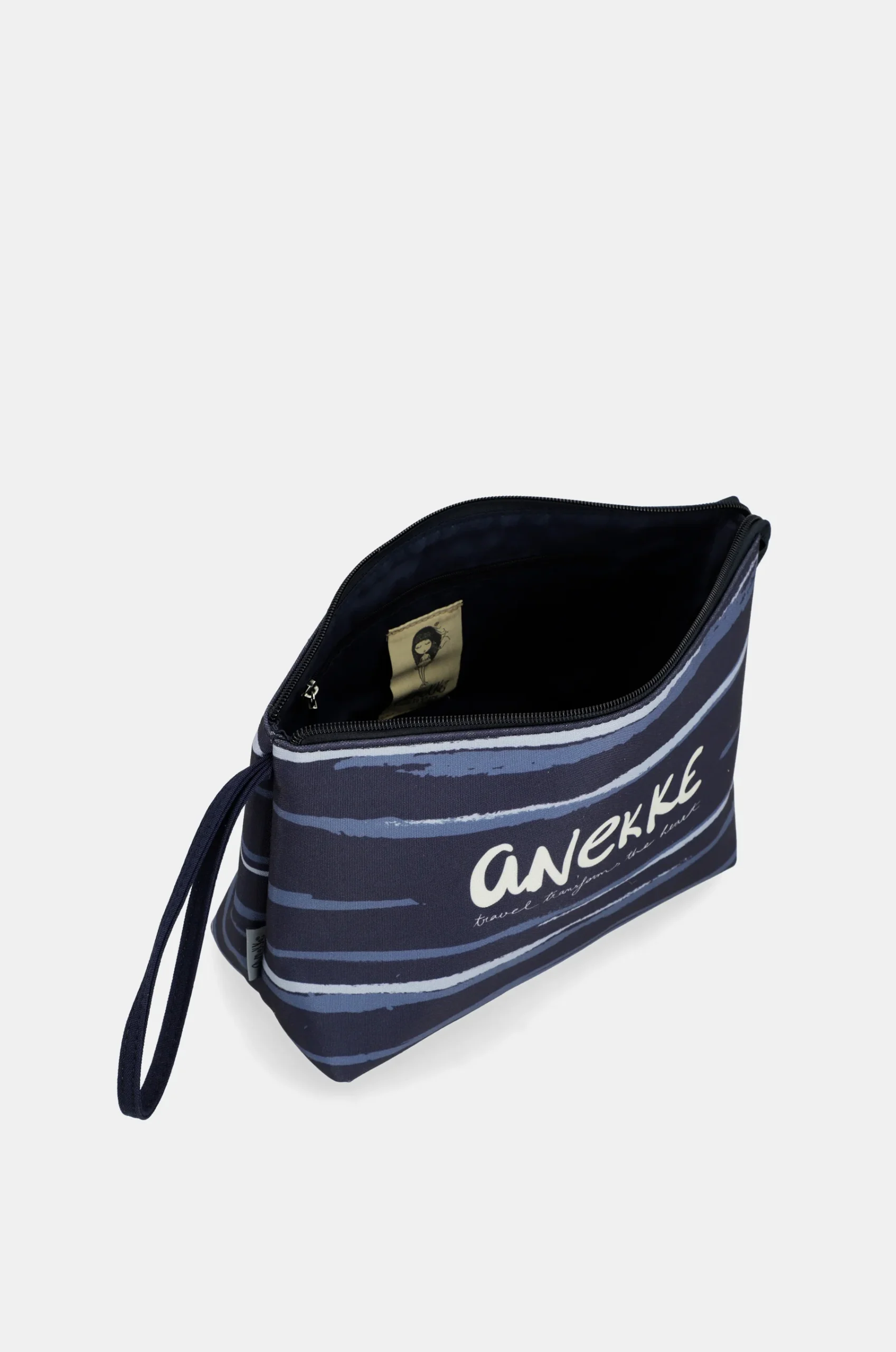 Grand sac de plage bleu profond – Image 9