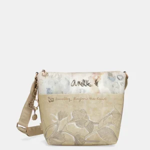 Grand sac bandoulière avec poche avant Memories