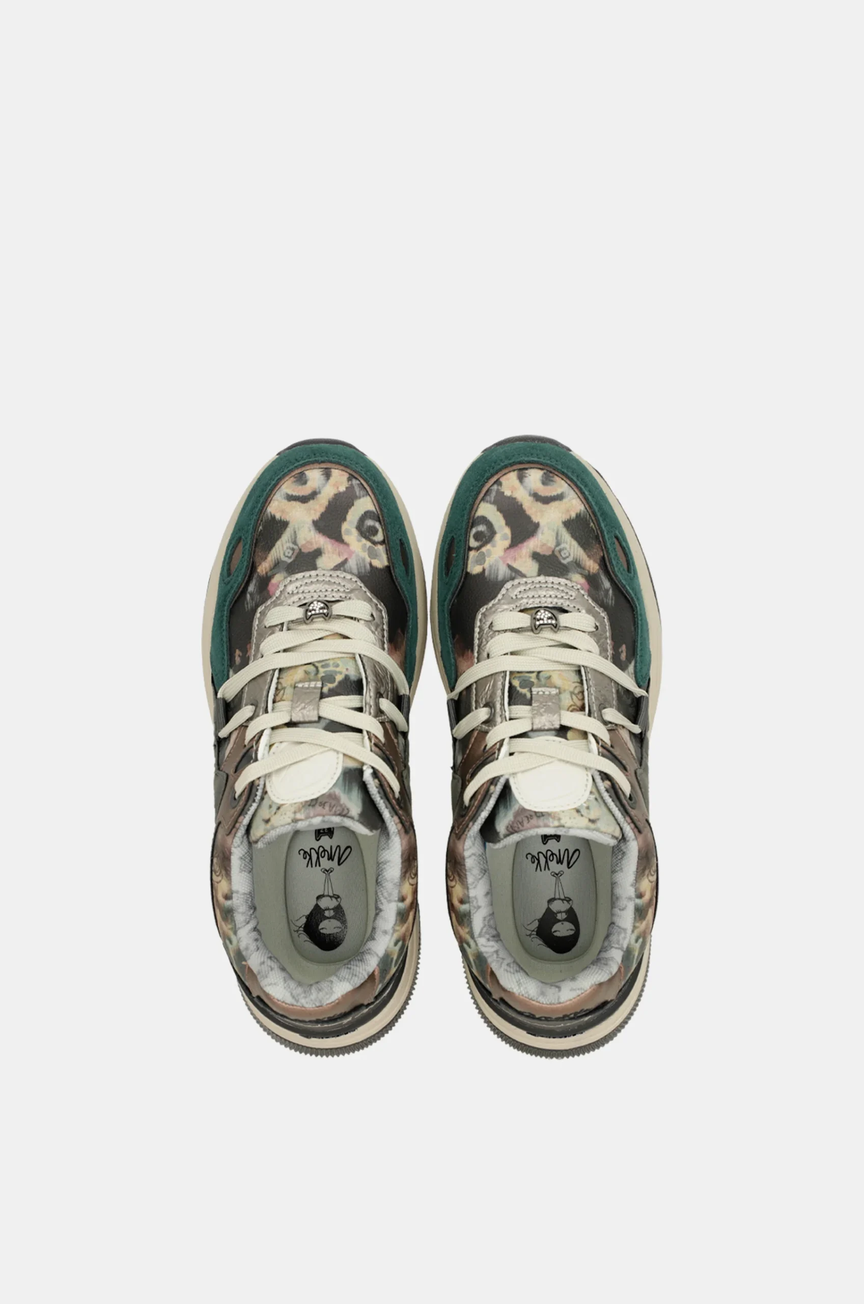 Baskets vert imprimé Manifesto – Image 4