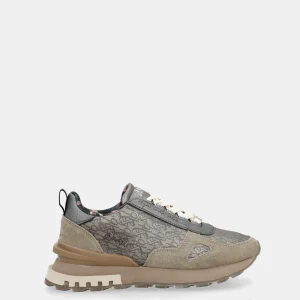 Baskets beige métallisé