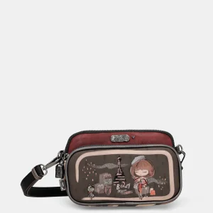 Sac bandoulière avec poche devant Mademoiselle