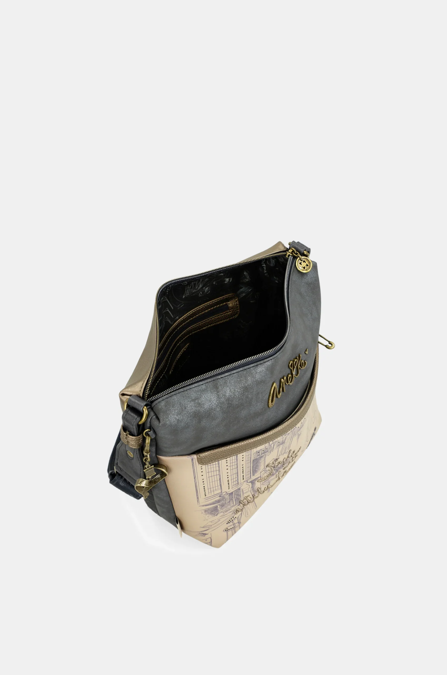 Sac bandoulière avec poche devant grand Studio – Image 7