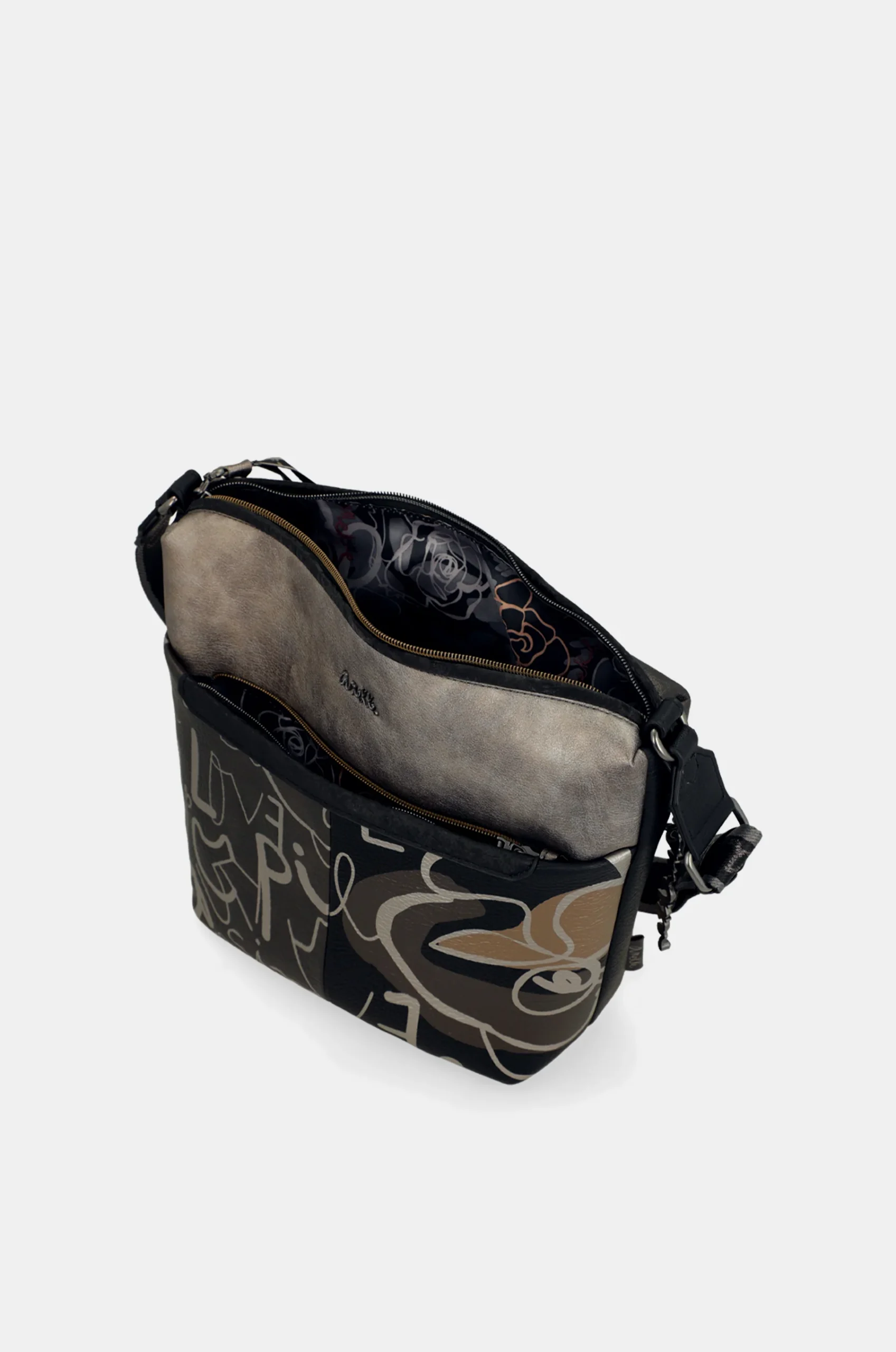 Sac bandoulière avec poche devant grand Nature Koko – Image 7