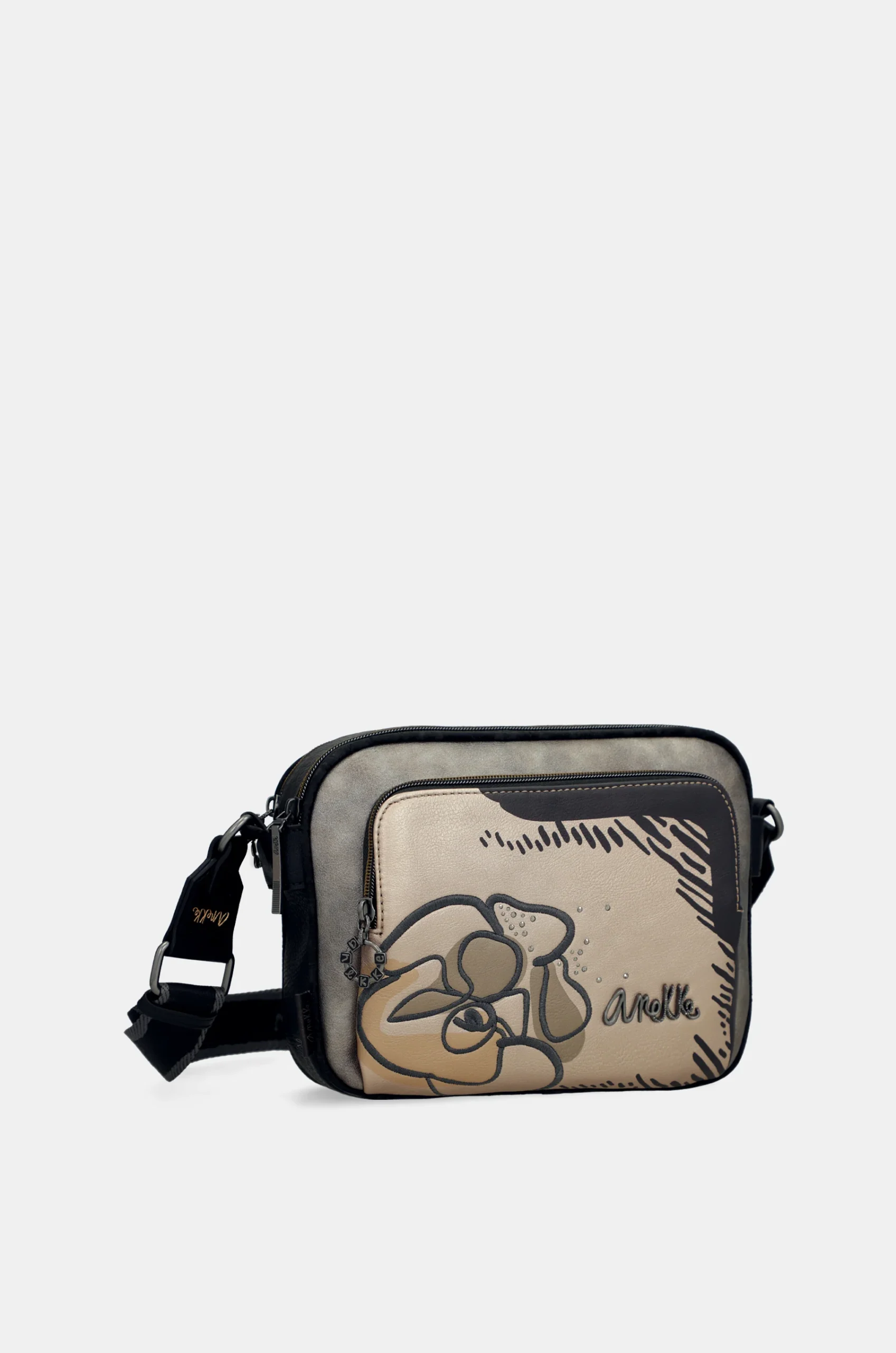 Sac bandoulière avec poche devant Nature Koko – Image 7